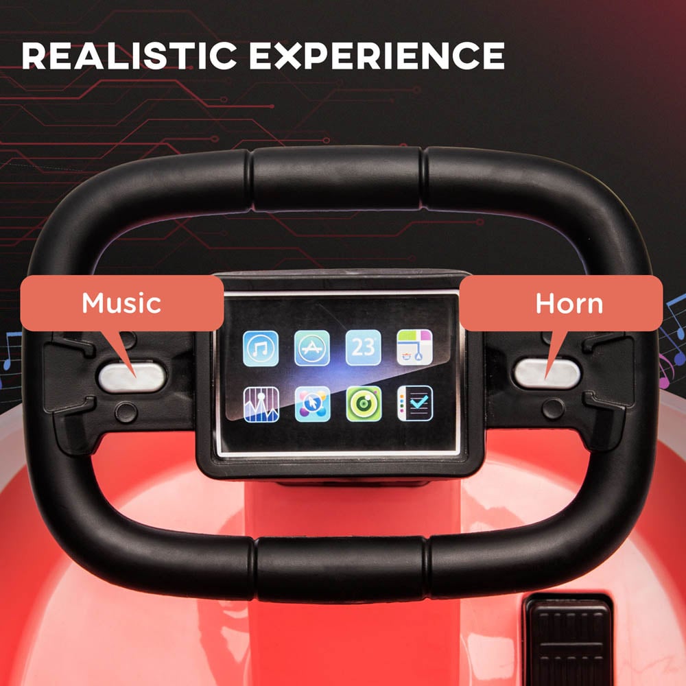 Tommy Toys Toddler Ride On Electric Bumper Car Pink 6V Image 3