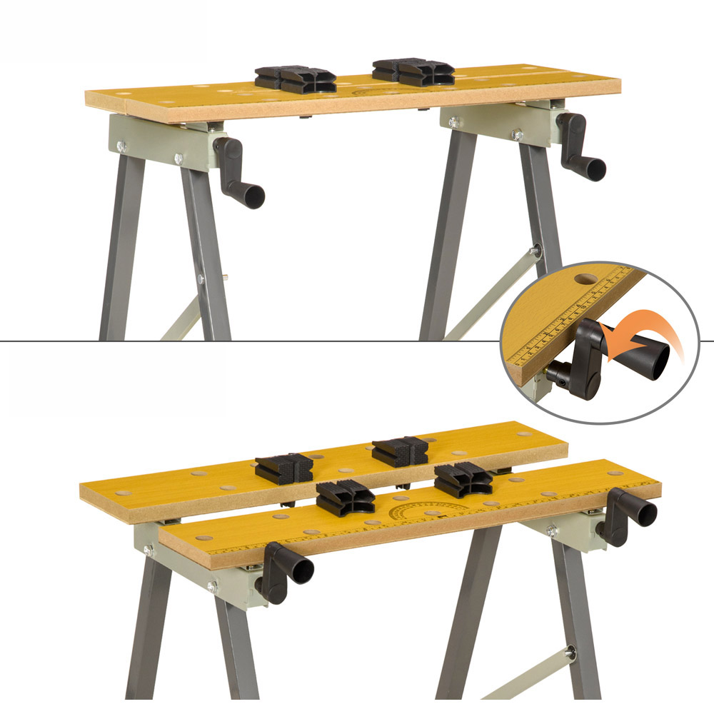 DURHAND 4 in 1 Grey Foldable Workbench Image 5