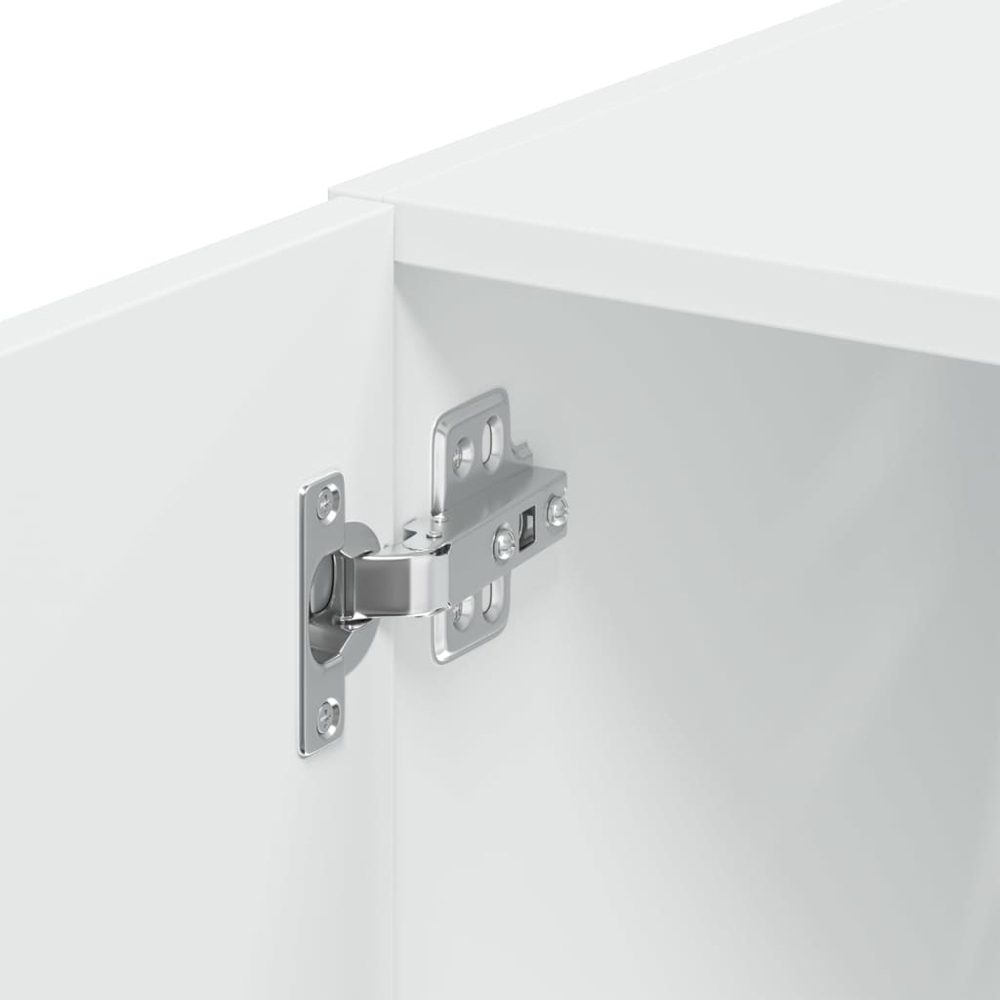 vidaXL 2 Door White Wall Mounted Cabinet Image 8