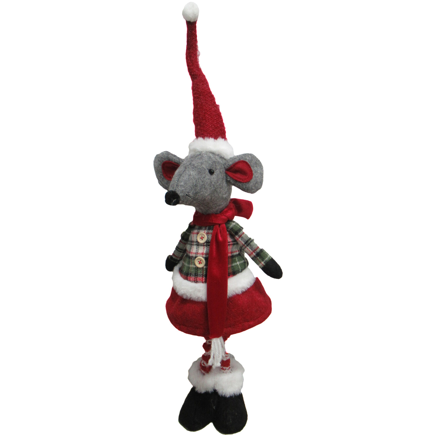 Traditional Standing Mouse Christmas Ornament Image
