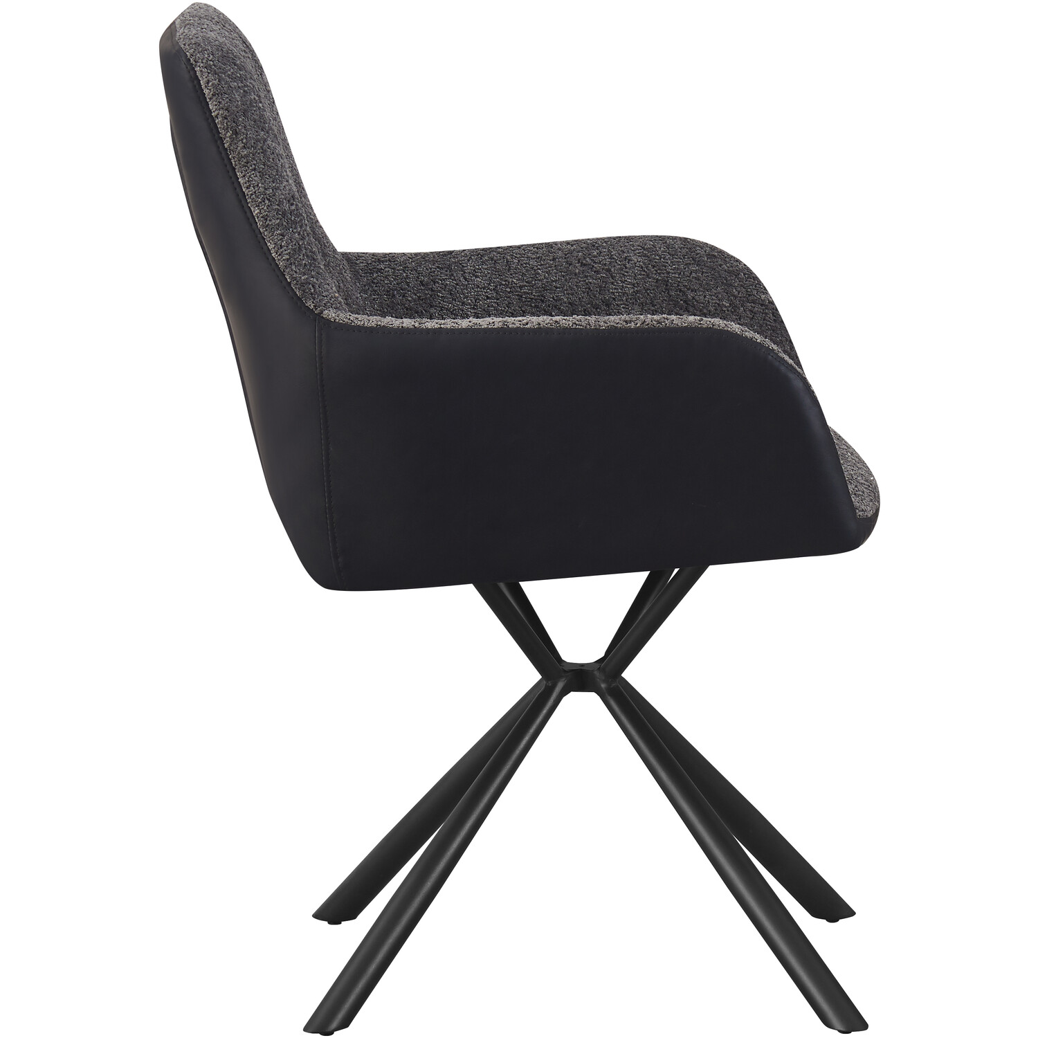 Henley Dining Chair Pair - Black Image 3