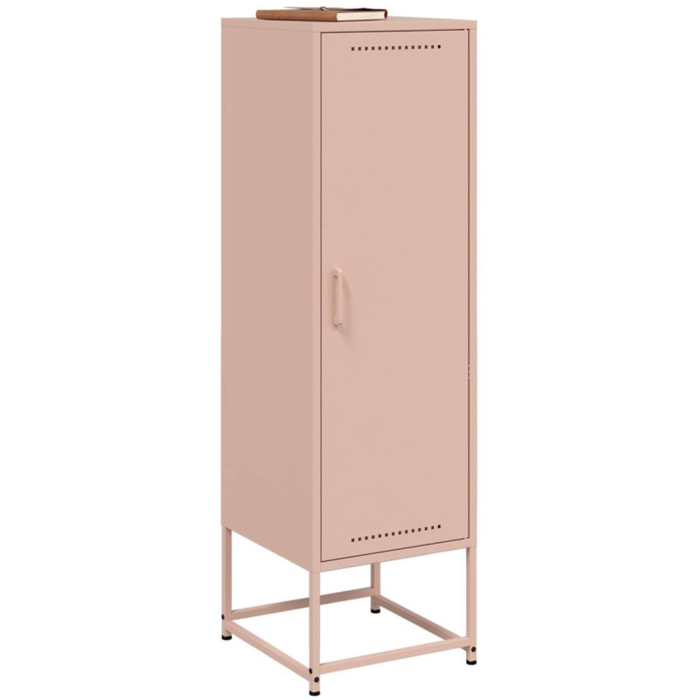 vidaXL Single Door Pink Industrial Highboard Image 4