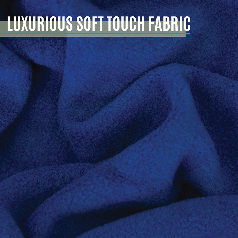 Milestone Camping Blue Thermal Fleece Blanket Image 4