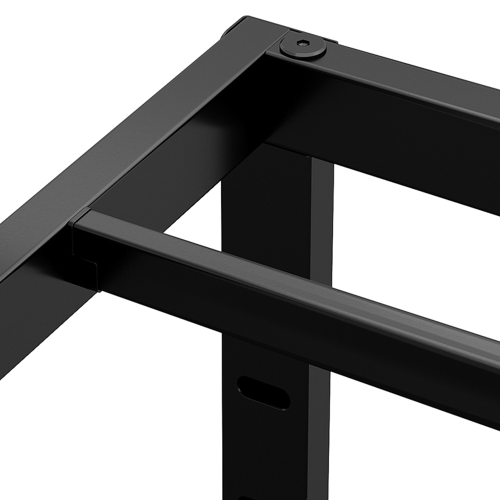 Living and Home King Size Black Metal Bed Frame Image 6