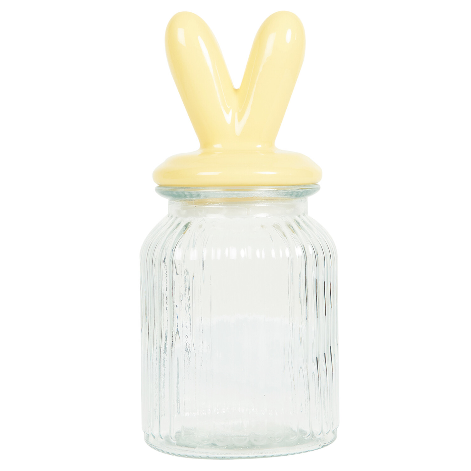 Easter Bunny Lid Jar  - Yellow Image 3