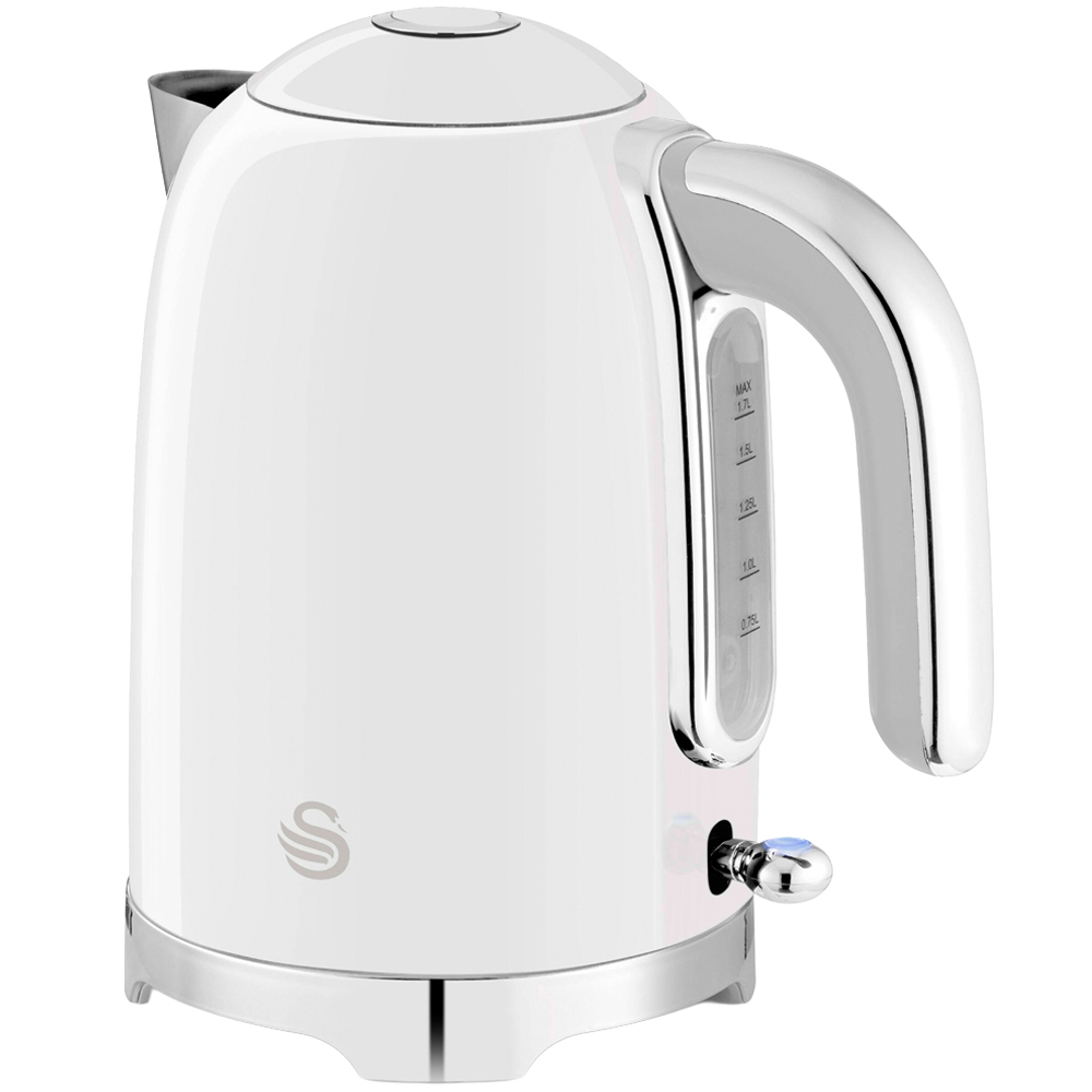 Swan Solace White Rapid Boil 1.7L Jug Kettle Image 1