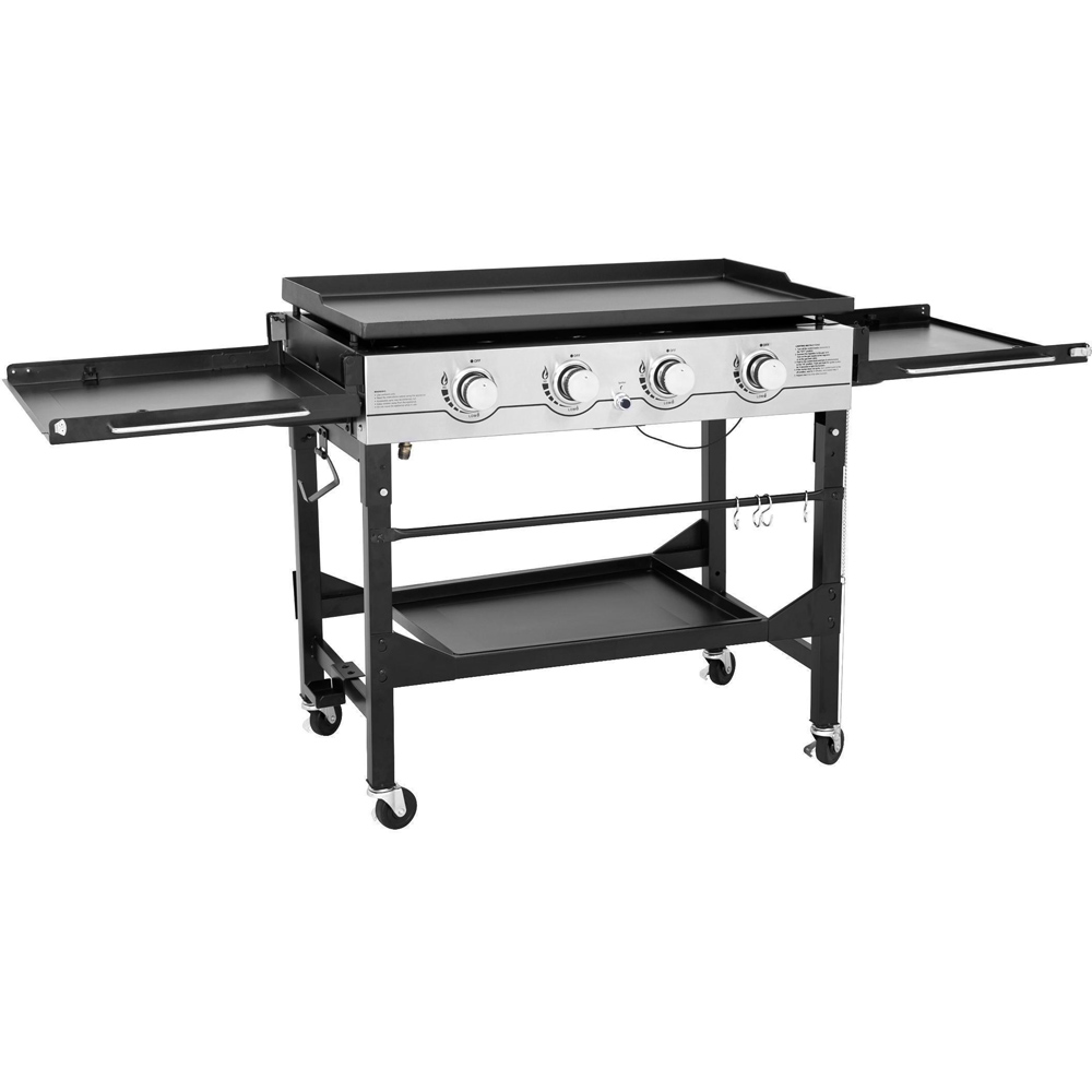 Callow Flat Top Gas Griddle 4 Burner Gas BBQ with Premium Cover Image 3