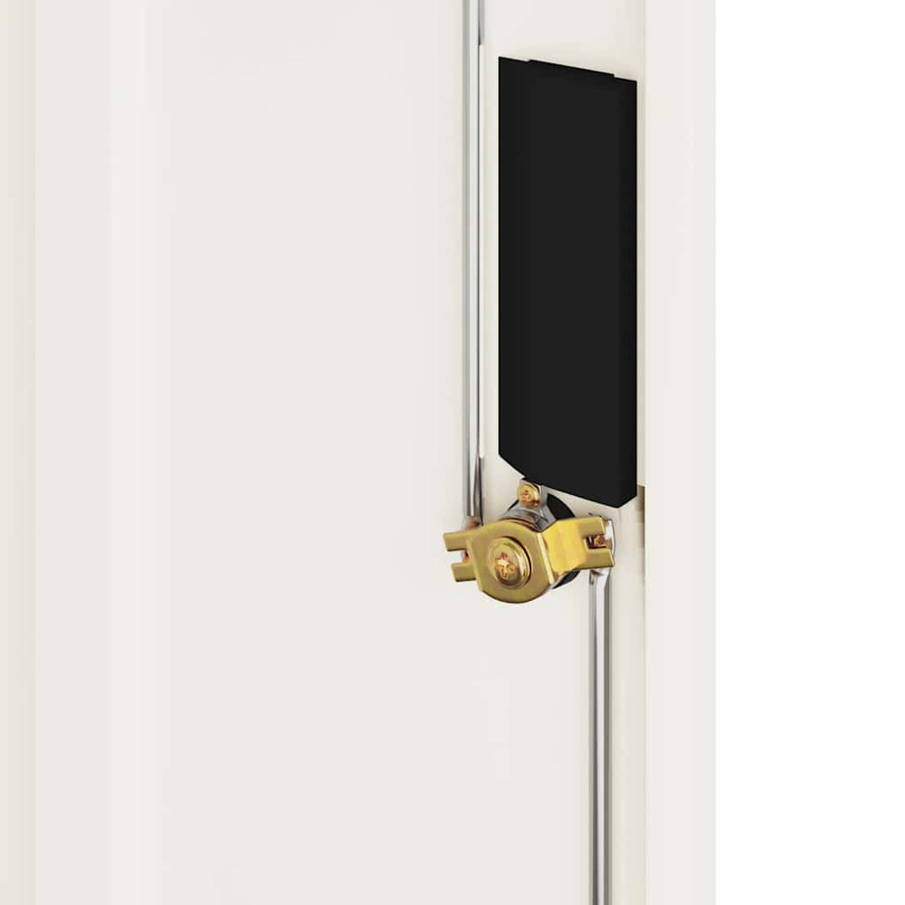 vidaXL 2 Door White File Cabinet Image 7