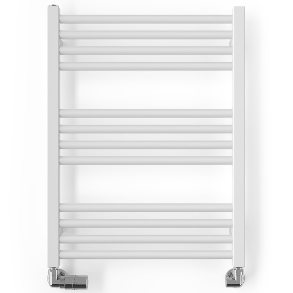 Terma Fiona 985 BTU Matt White Electric Heated Towel Rail 660 x 500mm Image 4