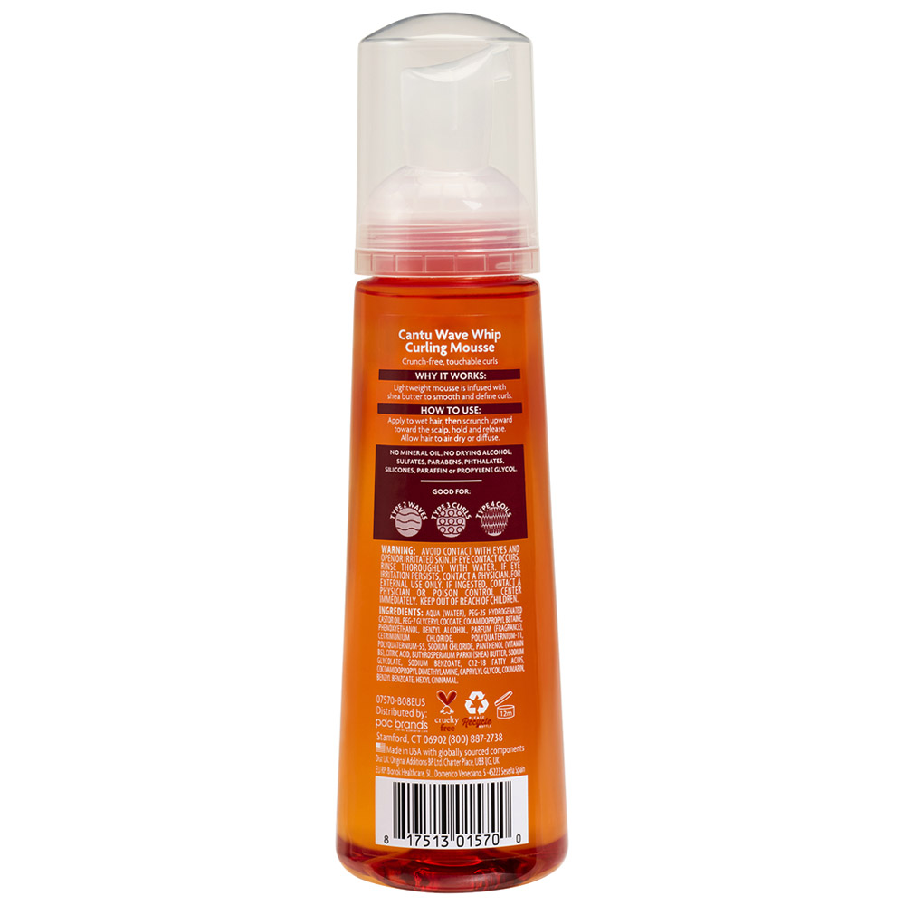 Cantu Wave Whip Curling Mousse 248ml Image 2