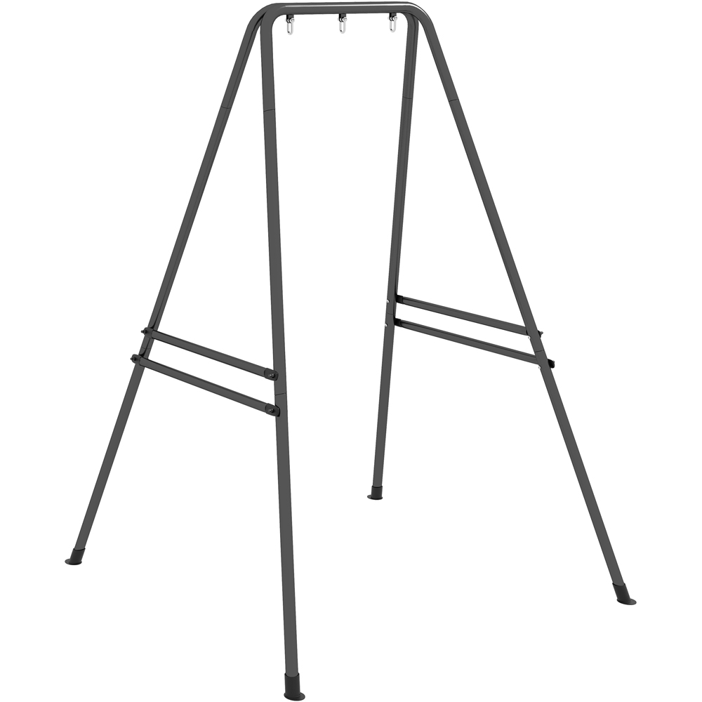 Outsunny Black Metal Frame Hammock Chair Stand Image 1