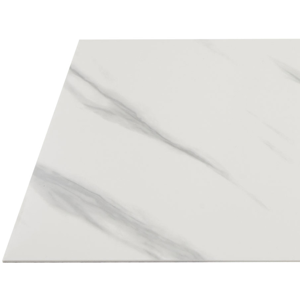 Living and Home Marble Patterned Light Grey PVC Self Adhesive Wall Sticker 10 Pack Image 4