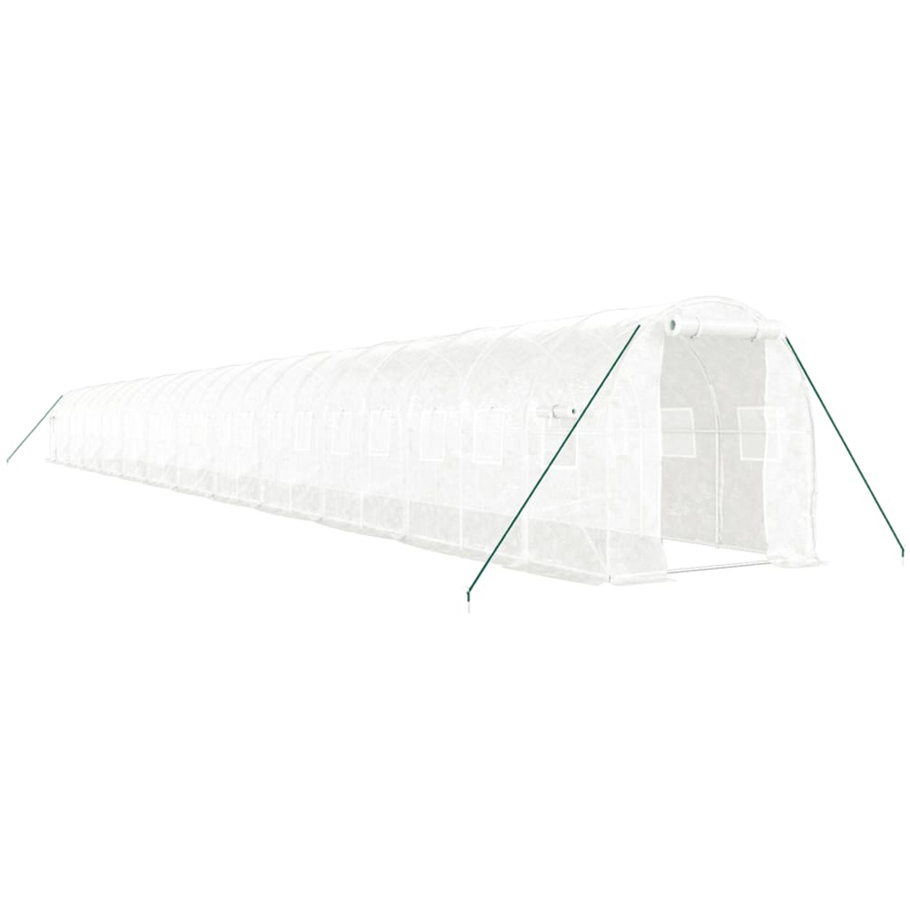 vidaXL White 6.5 x 78.7ft Greenhouse Image 1