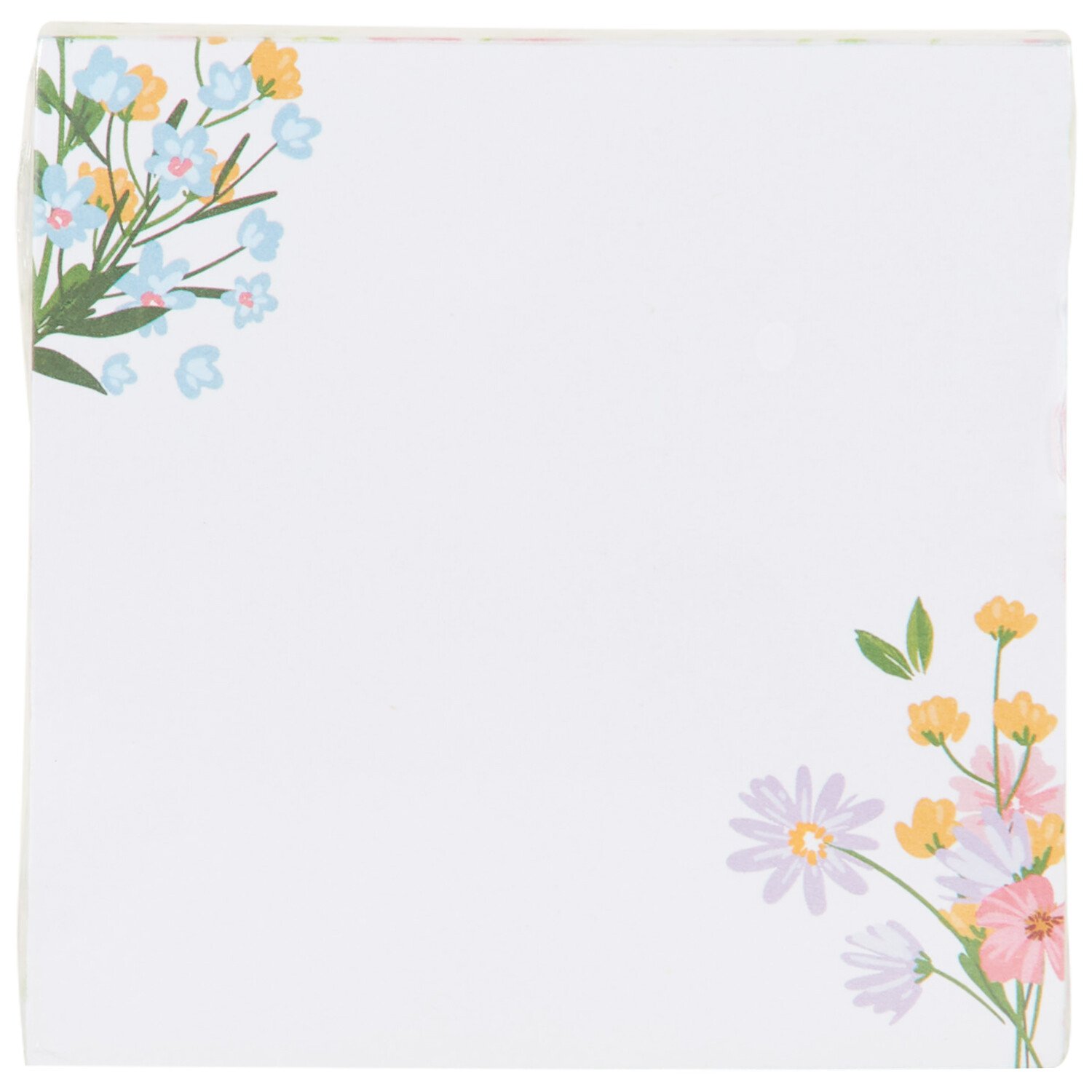 Floral Bloom Memo Cube - Multicolour Image 1