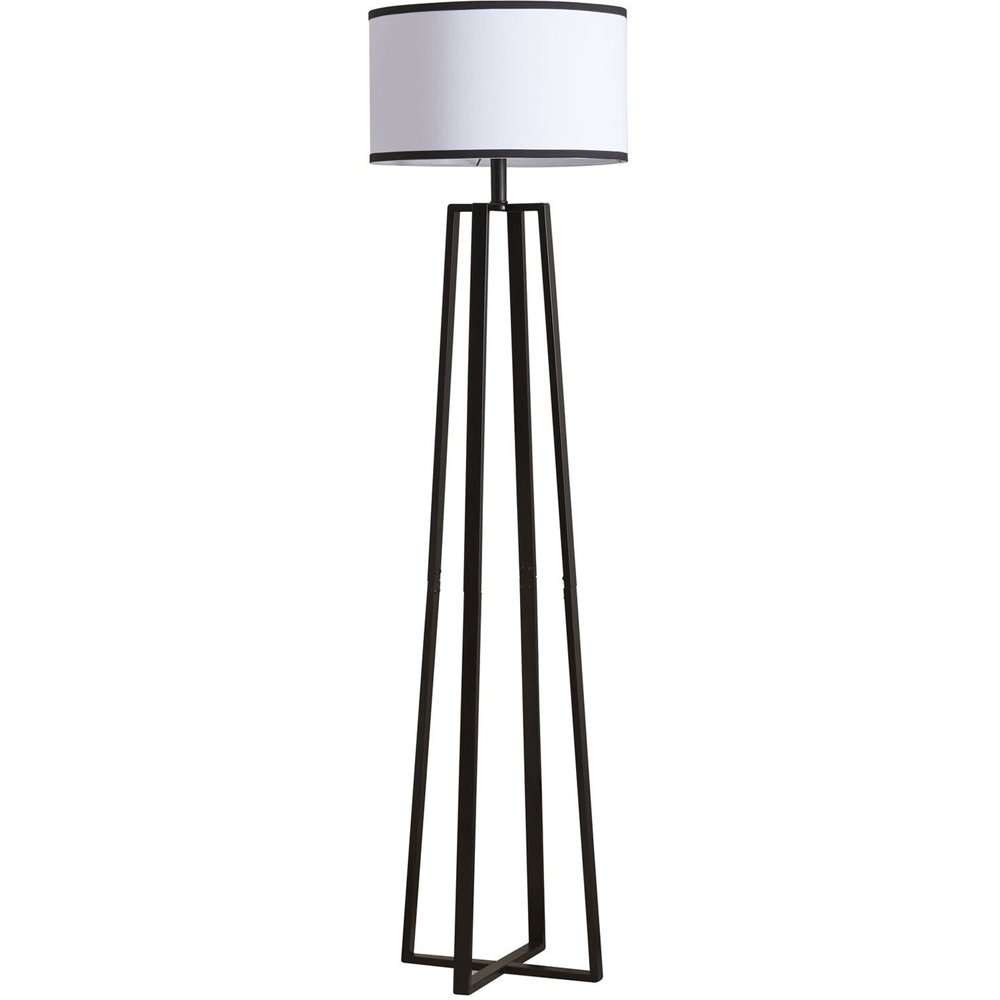 Soho Black and White Floor Lamp Image 1
