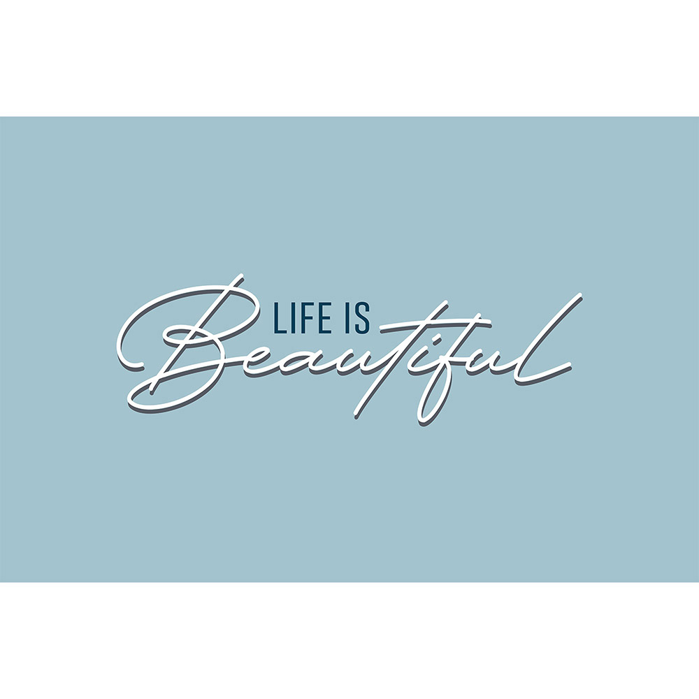 Mirrorstone Nexus Life Is Beautiful Quote Wi-Fi Infrared Heating Panel 900W 795 x 1195mm Image 4