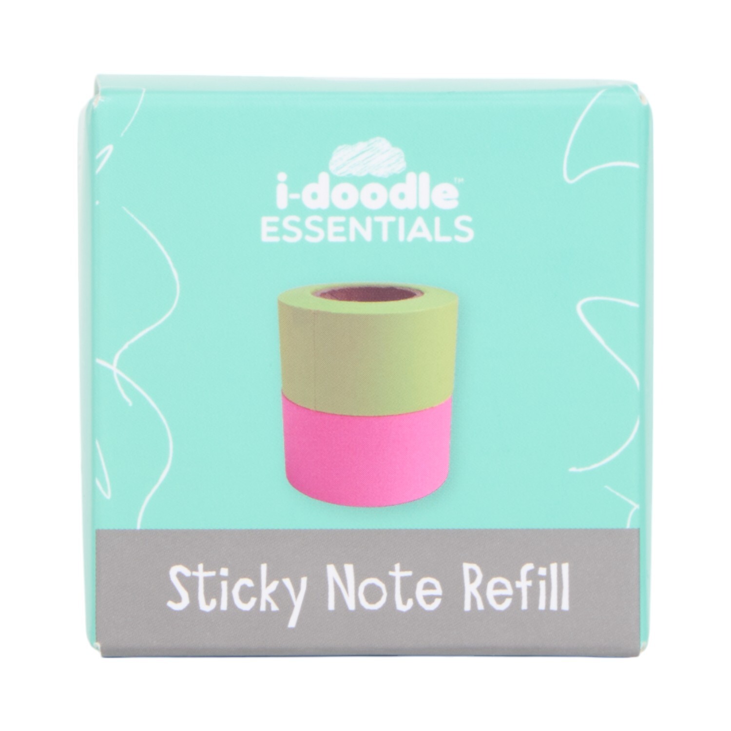 Sticky Note Refill Pink and Green Image 1