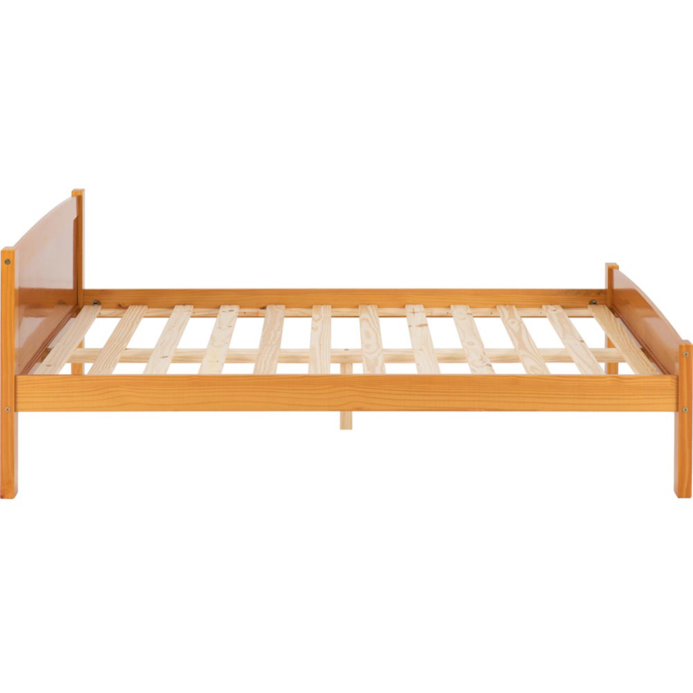 Seconique Double Amber Antique Pine Bed Frame Image 4