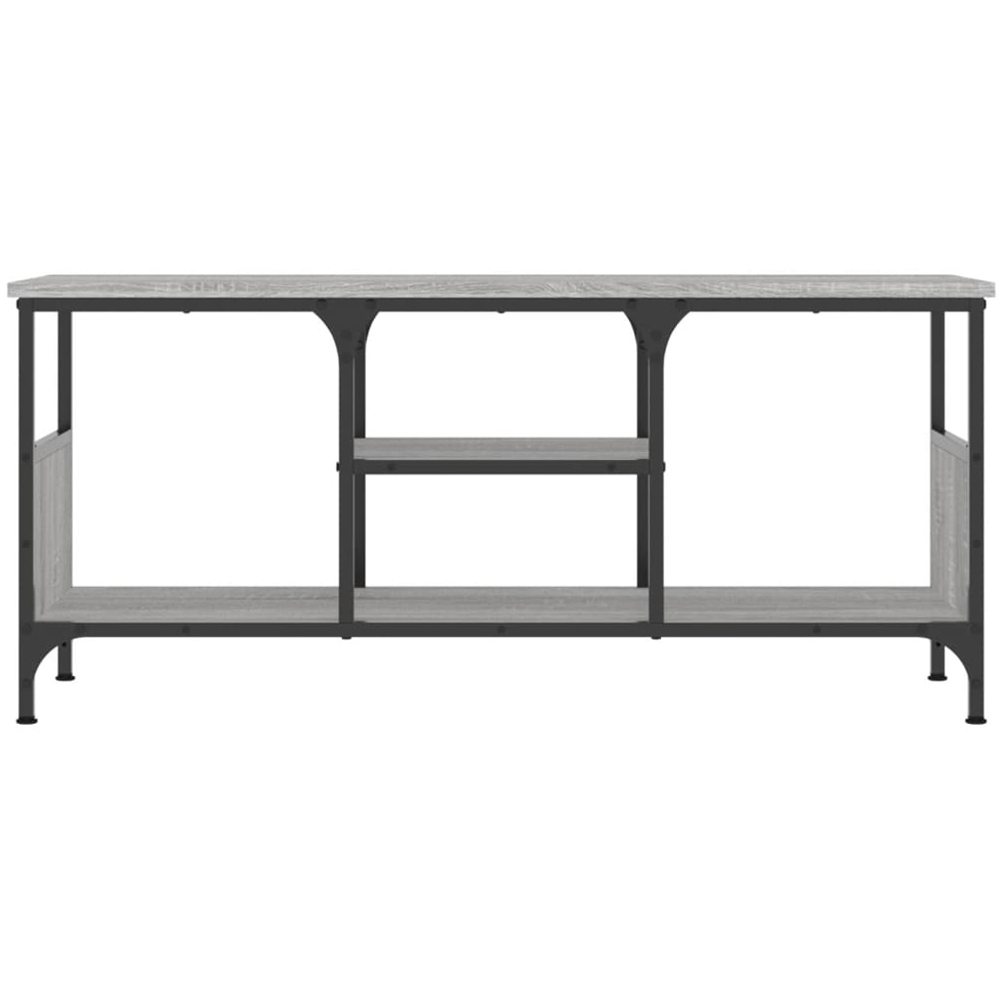 vidaXL 2 Shelf Grey Sonoma TV Cabinet Image 4
