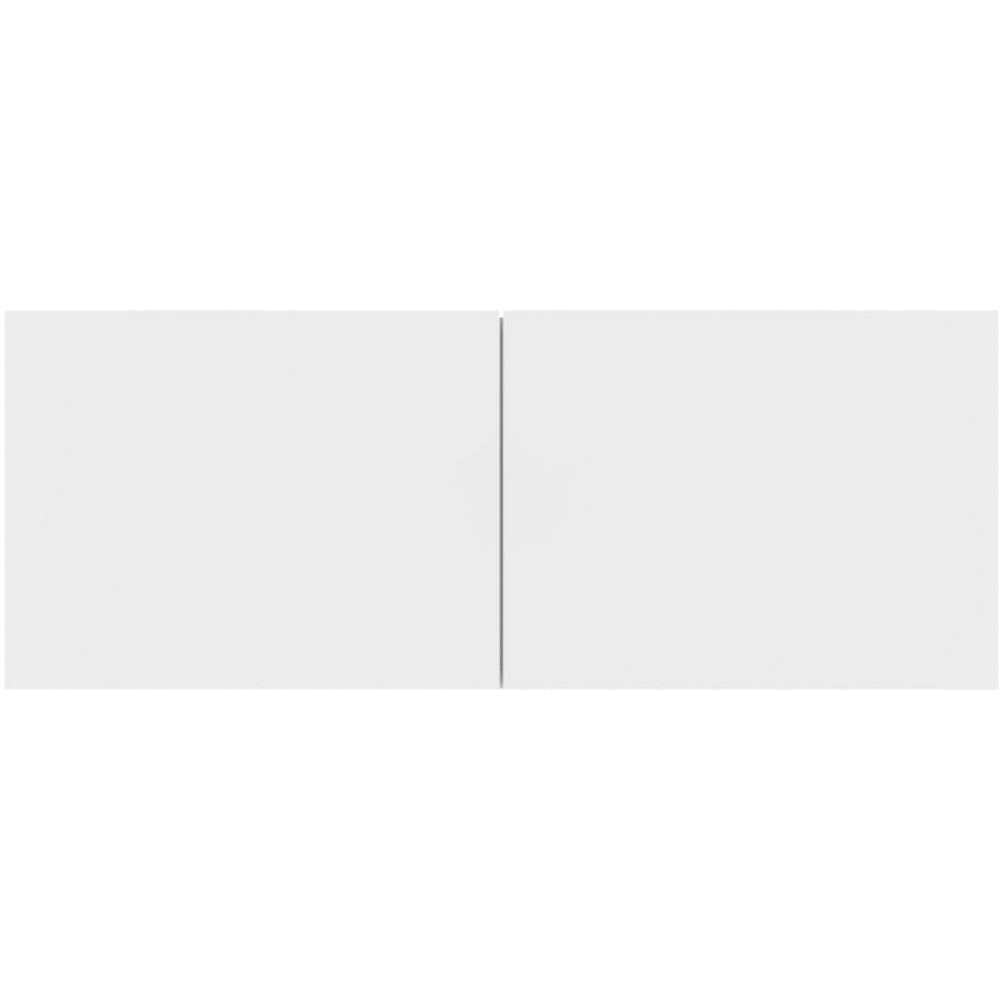 vidaXL 8 Door White Wall Mounted TV Cabinet Image 4
