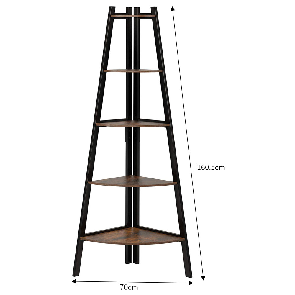 Living and Home Multi Tiered Natural Plant Stand 70 x 160.5cm Image 8