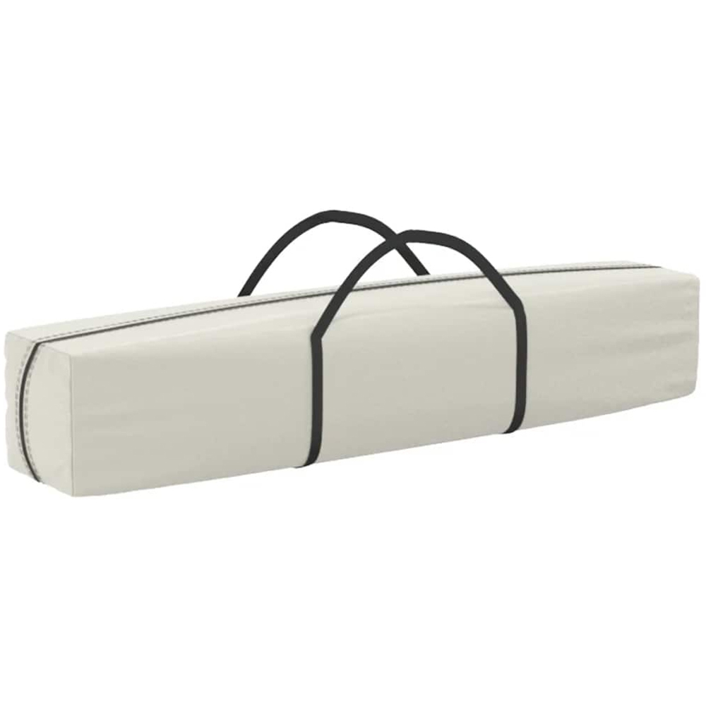 vidaXL 3 x 3m Cream Foldable Party Tent with Sidewalls Image 5