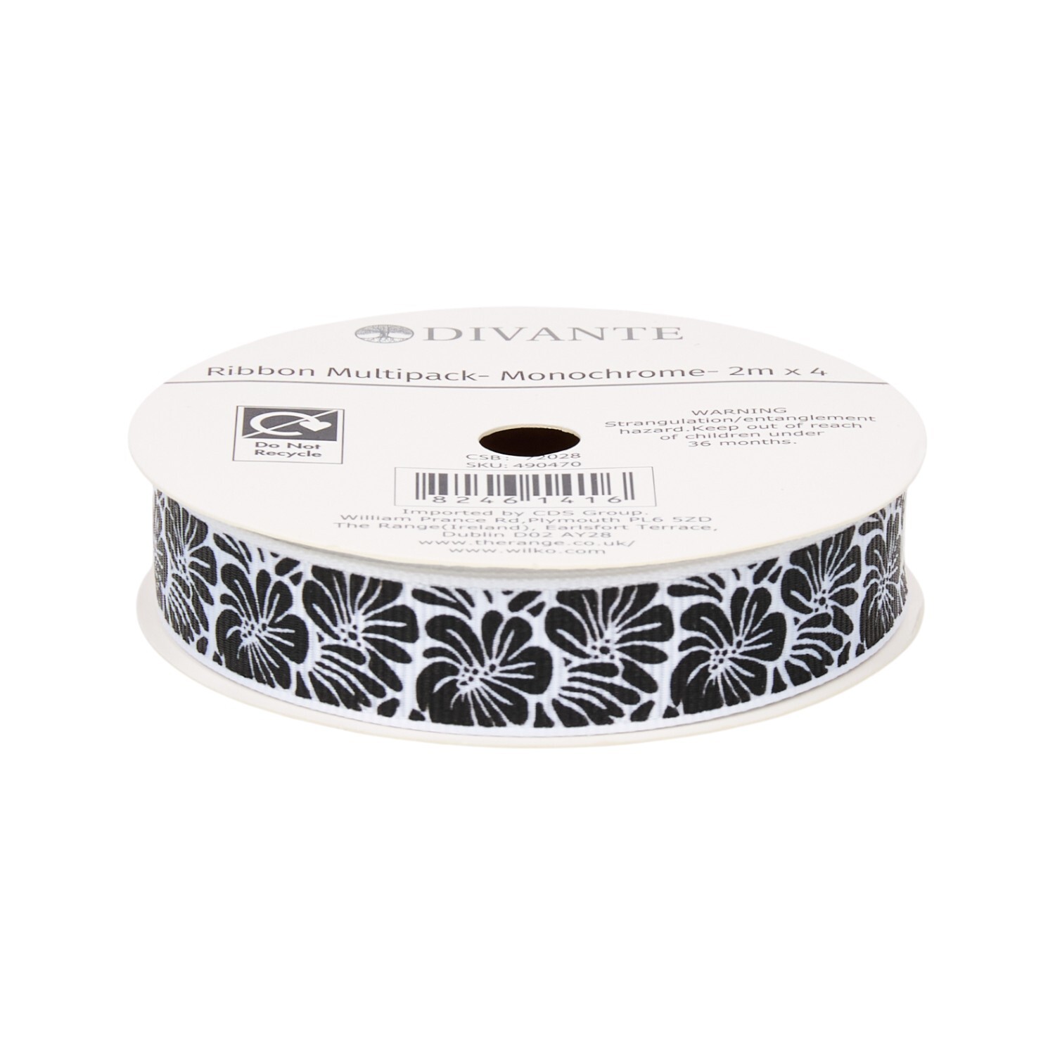 Pack of 4 Monochrome Ribbons Image 5