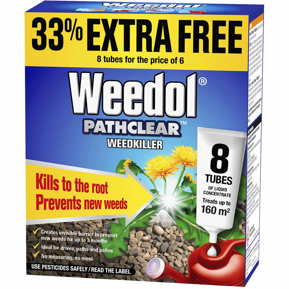 Weedol Pathclear Weedkiller 6 Tubes Image 1