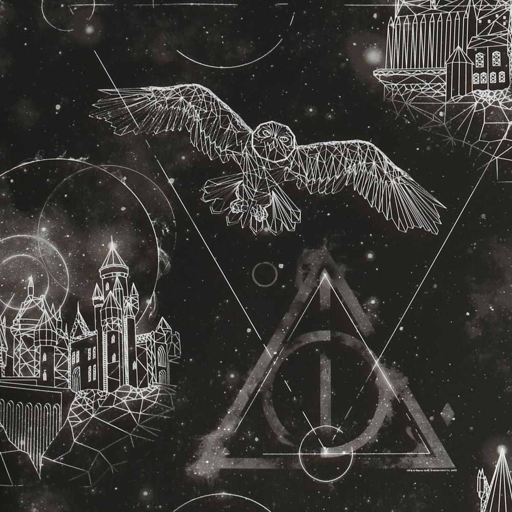 Harry Potter Glow in the Dark Wallpaper Wilko