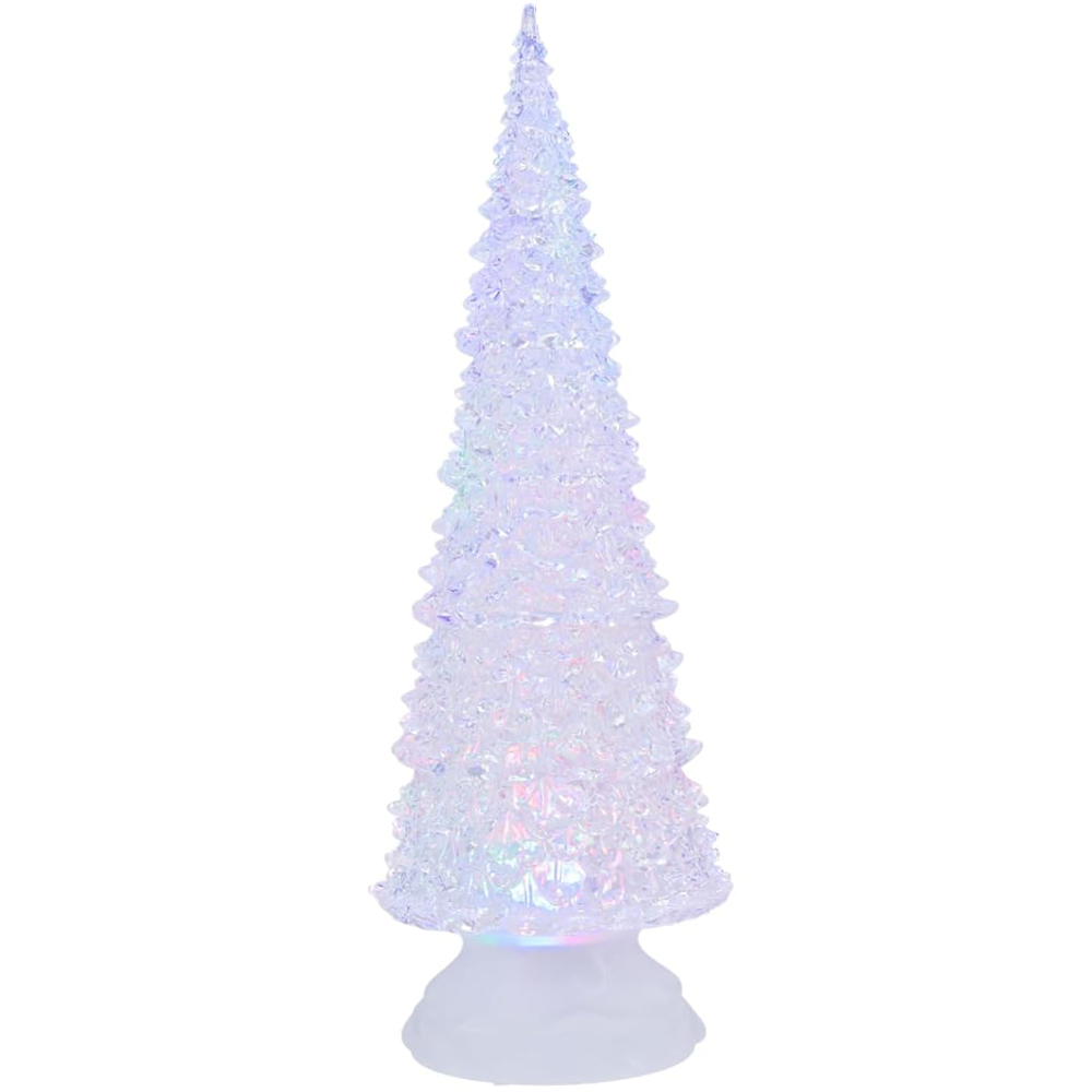 Samuel Alexander Colour Changing Tree LED Christmas Water Spinner 32cm Image 1