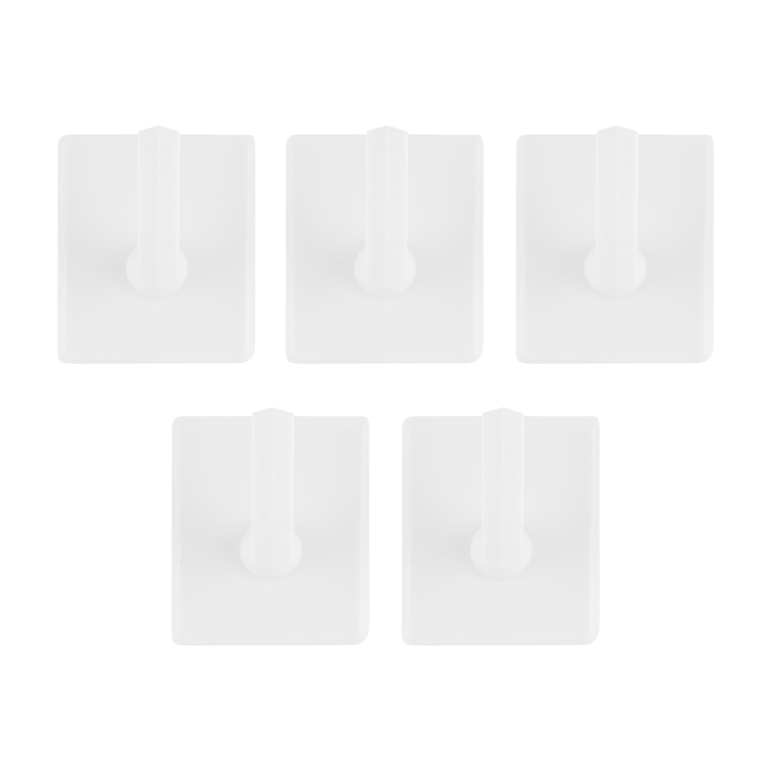 Hiatt White Self Adhesive Calendar Hook 5 Pack Image 1