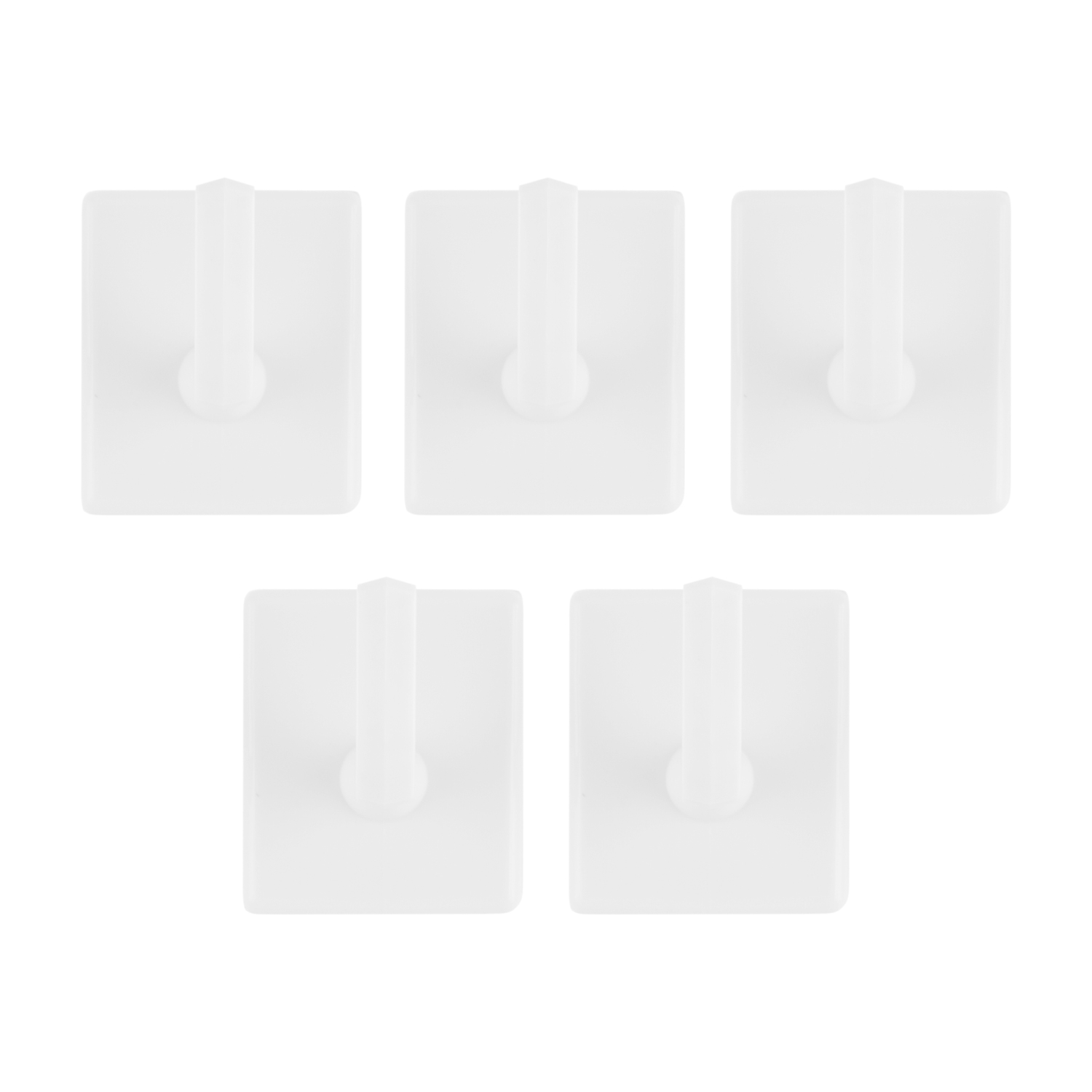 Hiatt White Self Adhesive Calendar Hook 5 Pack Image 1