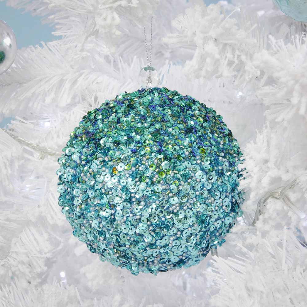 Wilko Magical Glitter Hanging Christmas Baubles Image 4