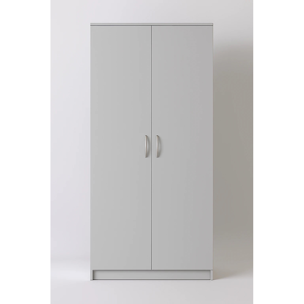 TJ'S Venice 2 Door Grey Wardrobe Image 2