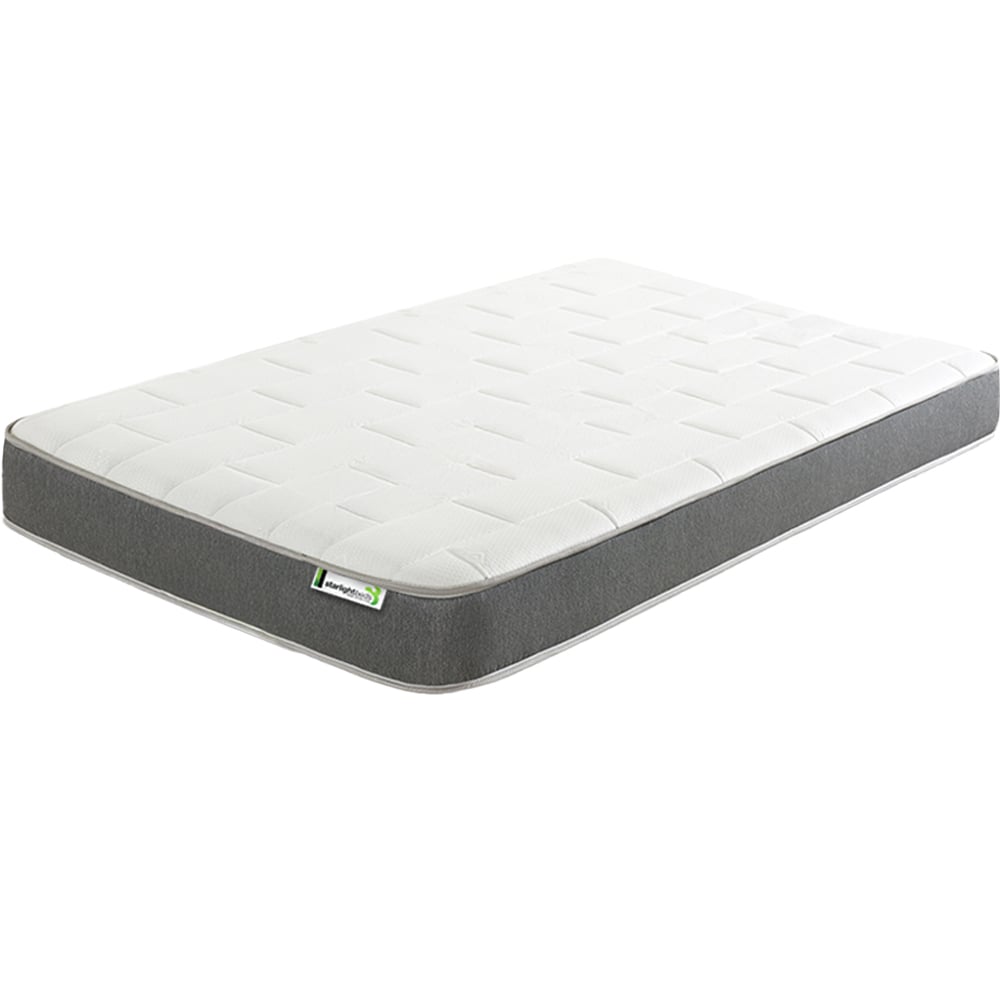 Starlight Beds Deep European Double Grey Big Brick Memory Foam and Spring Mattress Image 1