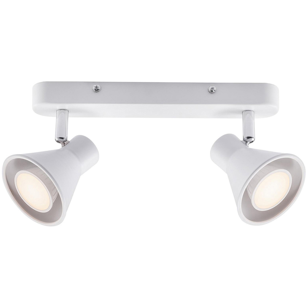 Nordlux Eik GU10 White 2 Spot Light Image 1
