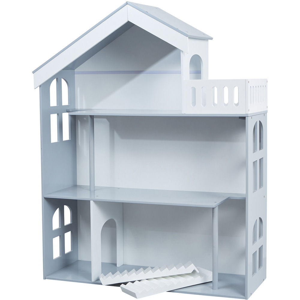 Liberty House Toys Kids Grey Dolls House Bookcase Image 5