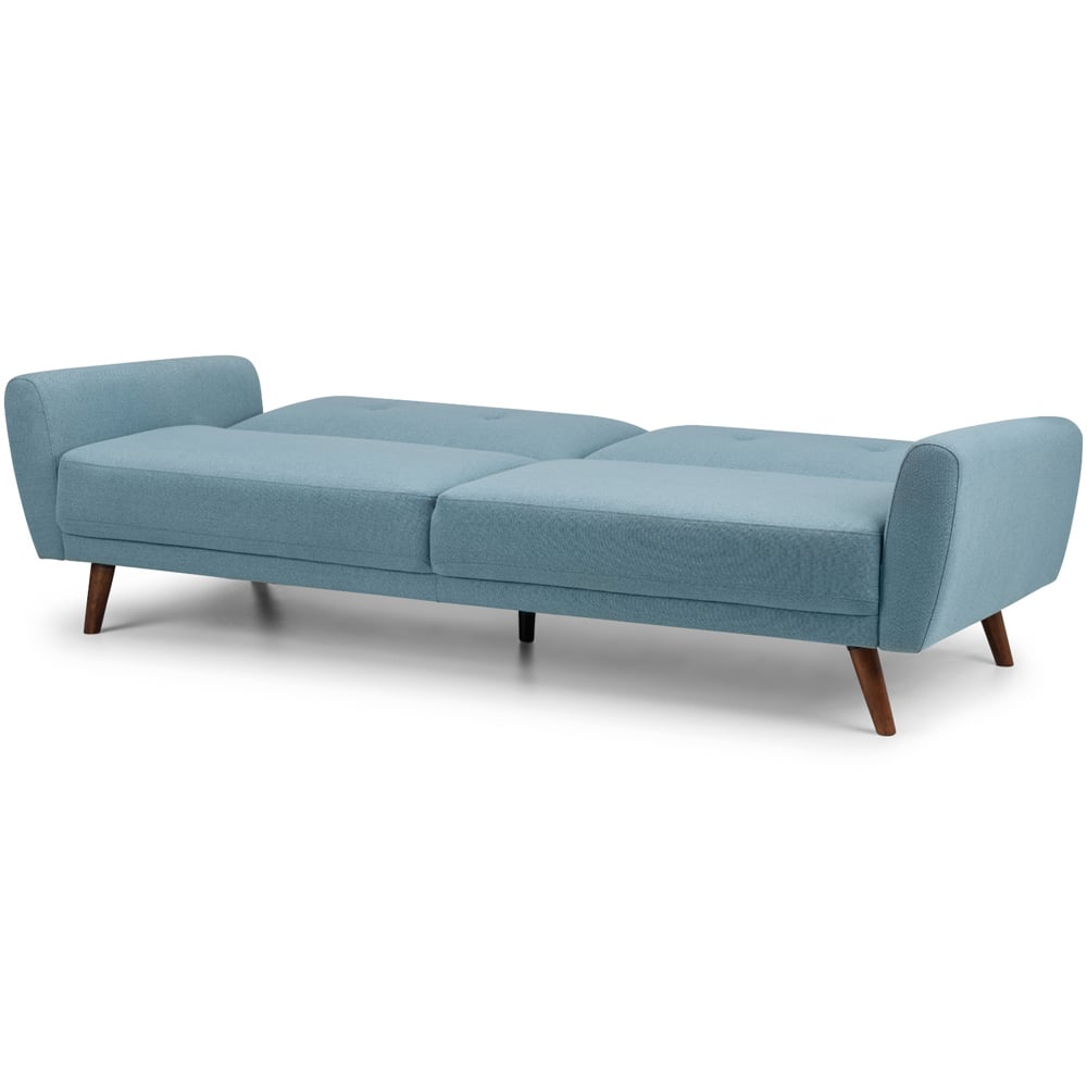 Julian Bowen Monza 2 Seater Blue Sofa Bed Image 6