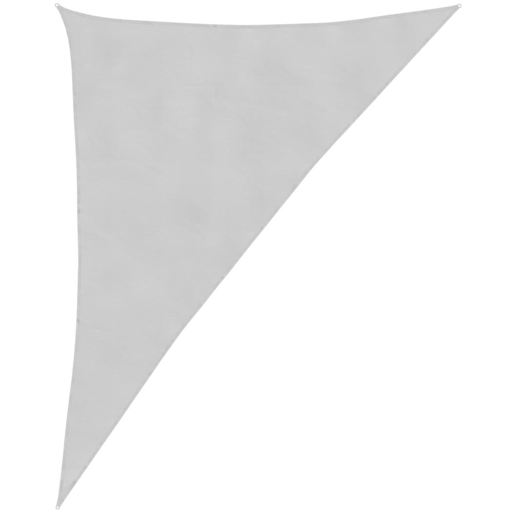 vidaXL Grey Triangular Sun Shade Sail 4 x 5 x 6.4m Image 1