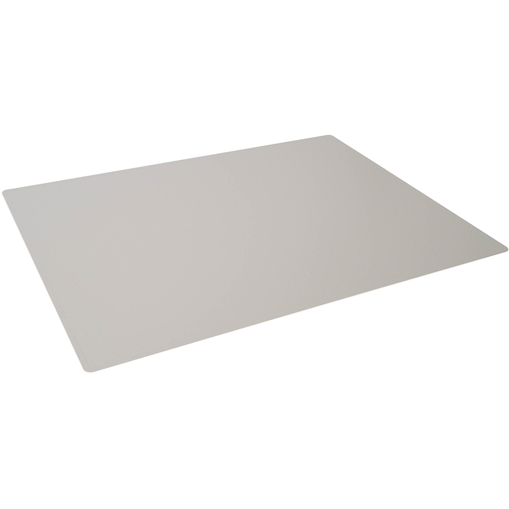 Durable Grey Smooth Non-Slip Desk Mat 65 x 50cm Image 1