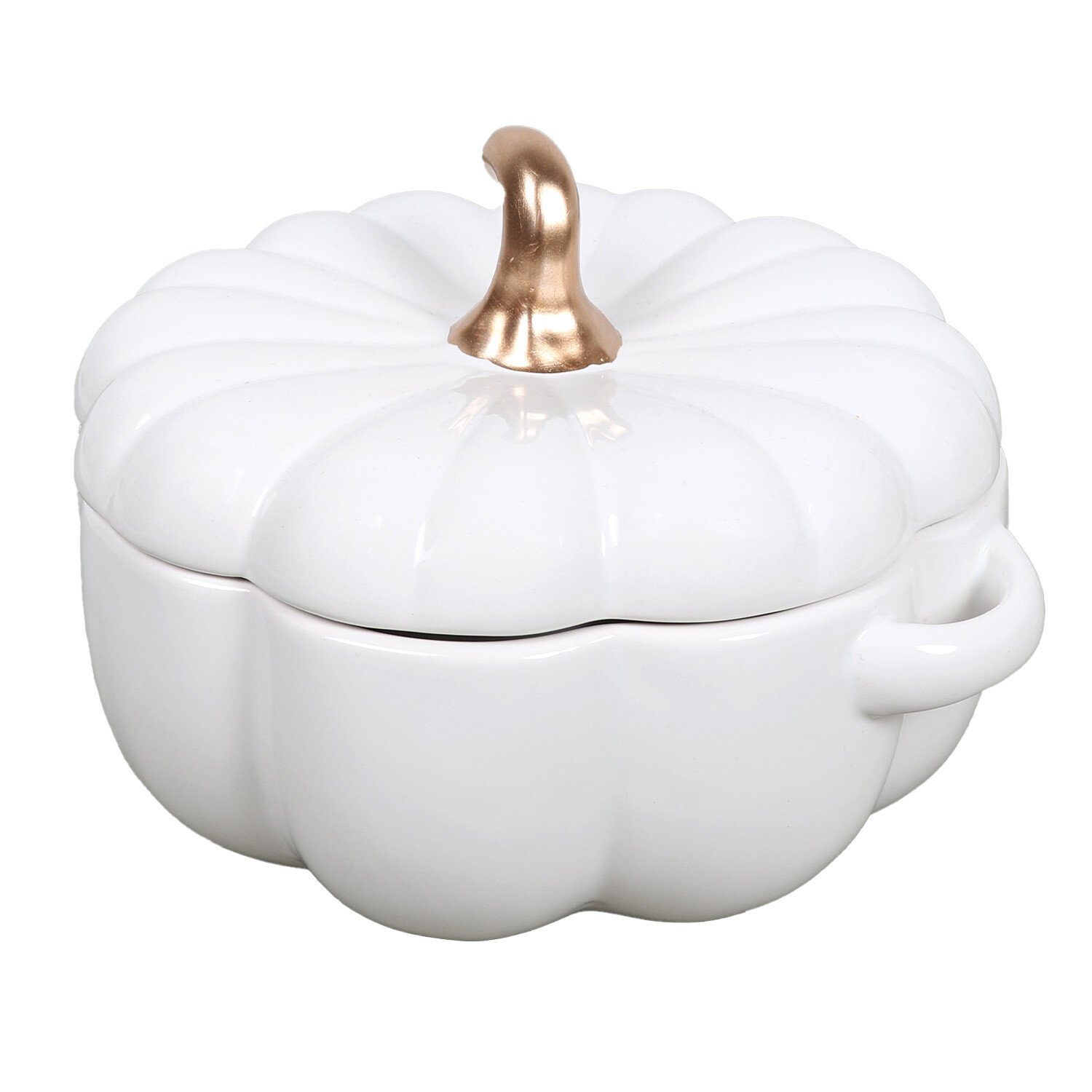 Pumpkin Bowl  - White / Large Image 3