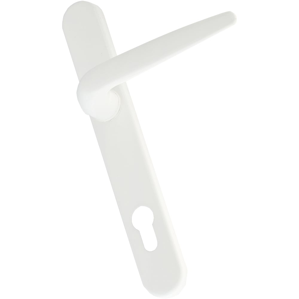 Crystal uPVC Front Door Sunburst Glass Sandringham White Left Hand Obscure Glass 920x2090mm Image 5