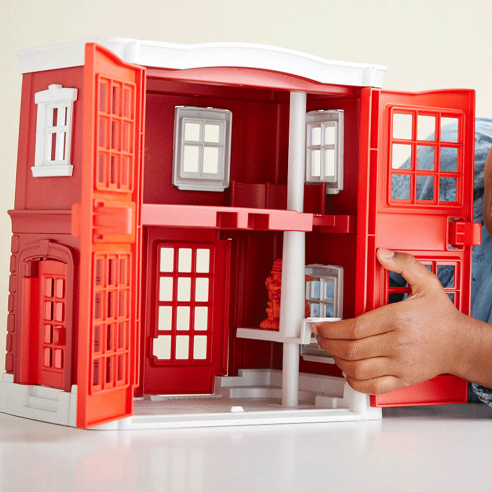 BigJigs Toys Green Toys Fire Station Playset Image 6
