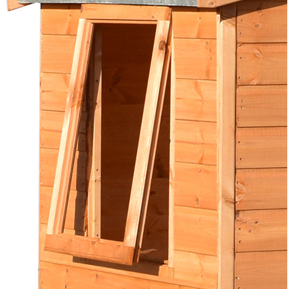 Shire Lewis 4 x 6ft Double Door Shiplap Apex Shed Image 2