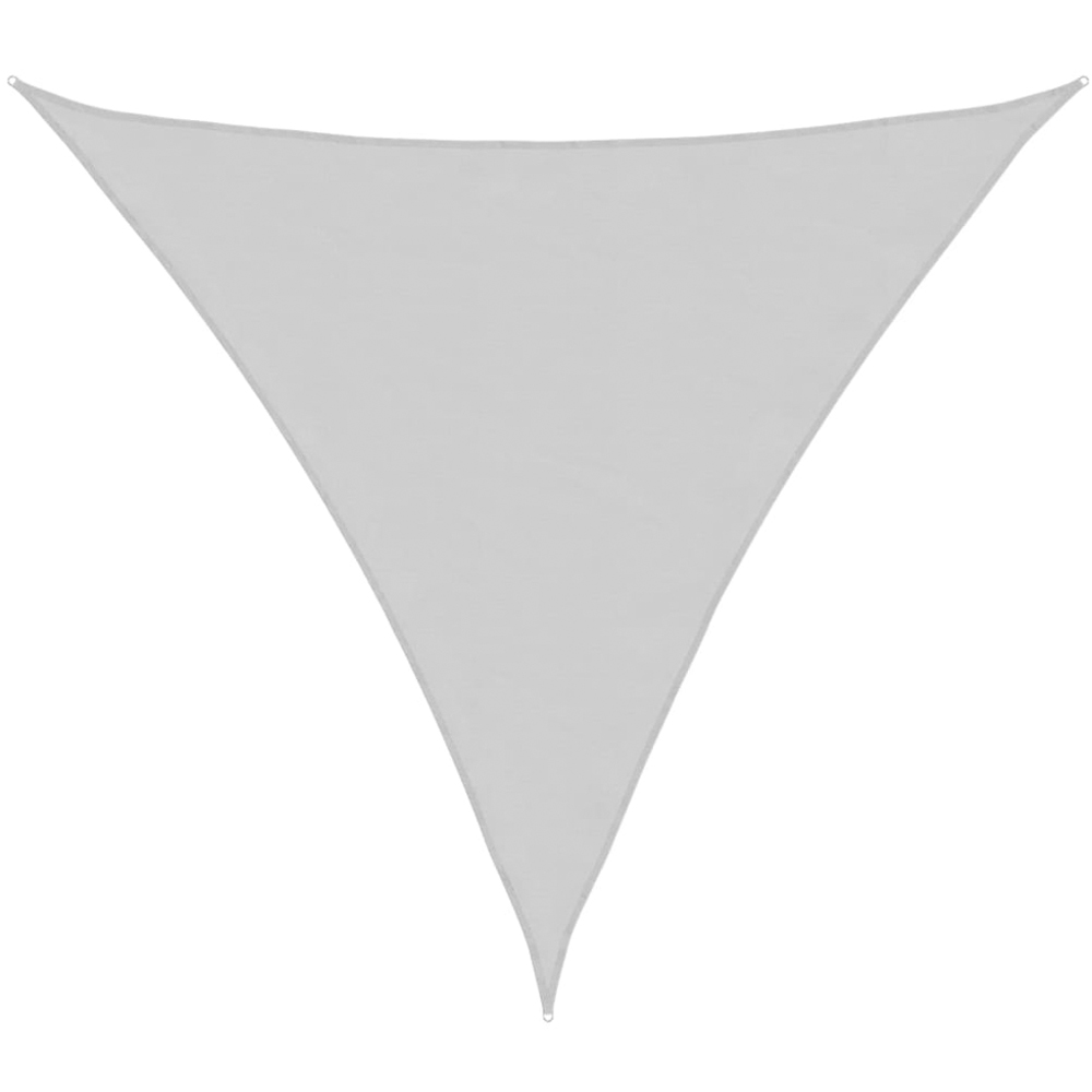 vidaXL Grey Triangular Sun Shade Sail 4.50 x 4.5 x 4.5m Image 1