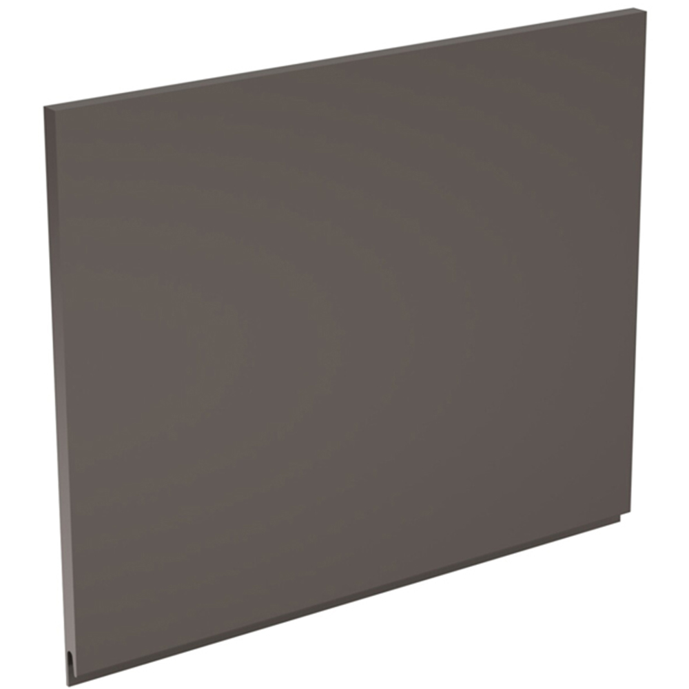 Kitchen Kit J-Pull Gloss Graphite Integrated Extractor Door 596 x 490mm Image 1