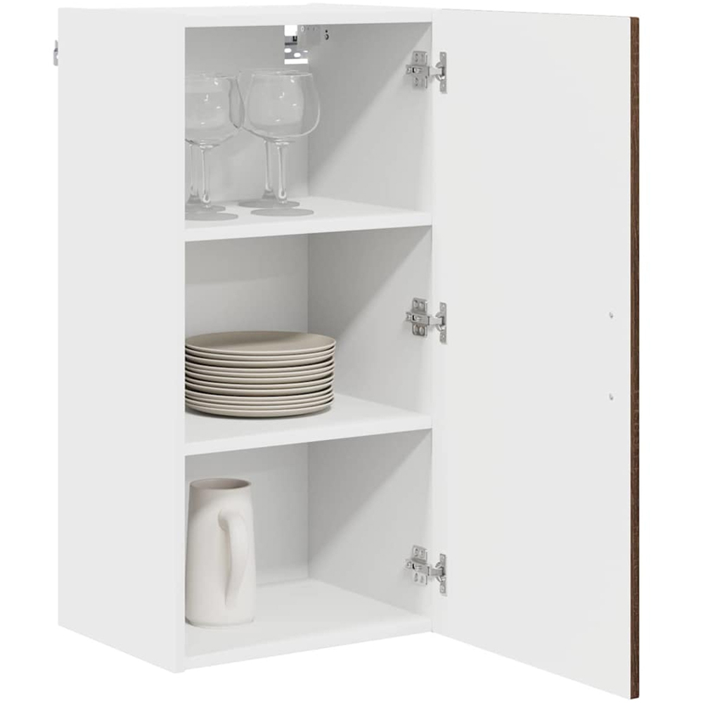 vidaXL Kalmar Single Door Brown Oak Wall Kitchen Cabinet Image 3