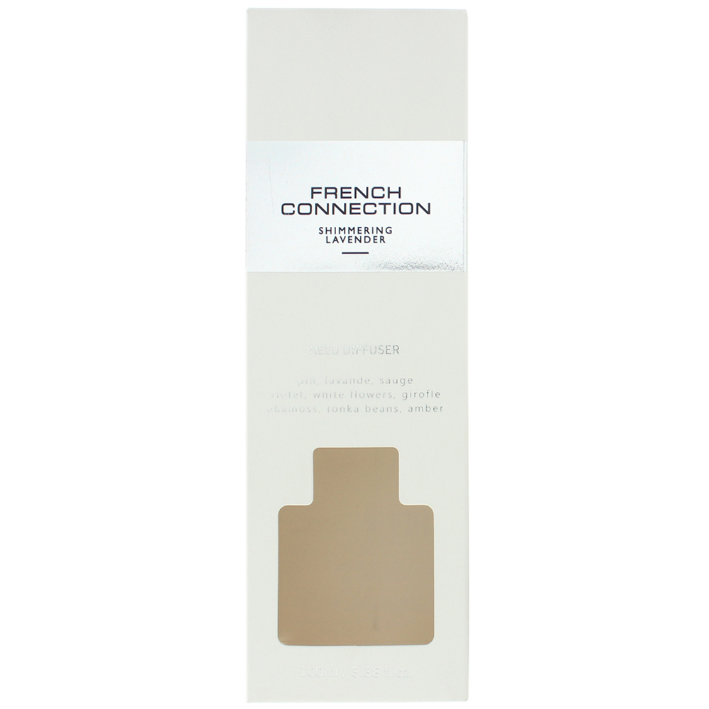 French Connection Metallic Collection Shimmering Lavender Reed Diffuser 100ml Image 3