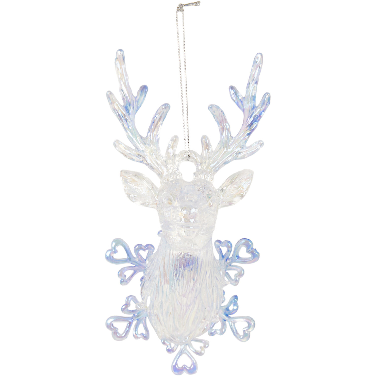Iridescent Acrylic Stag Head Image 1