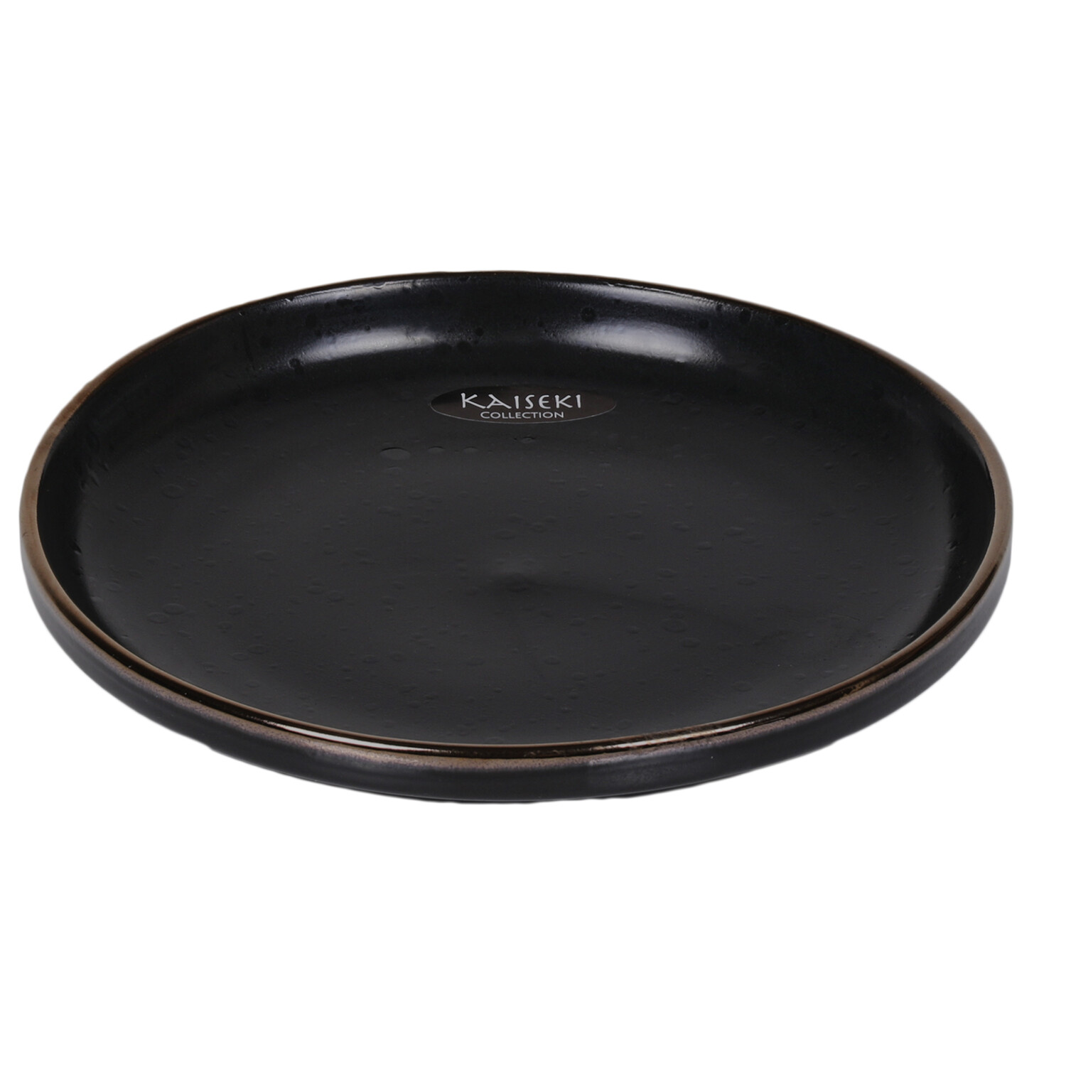 Kaiseki Black Speckle Stoneware Side Plate Image